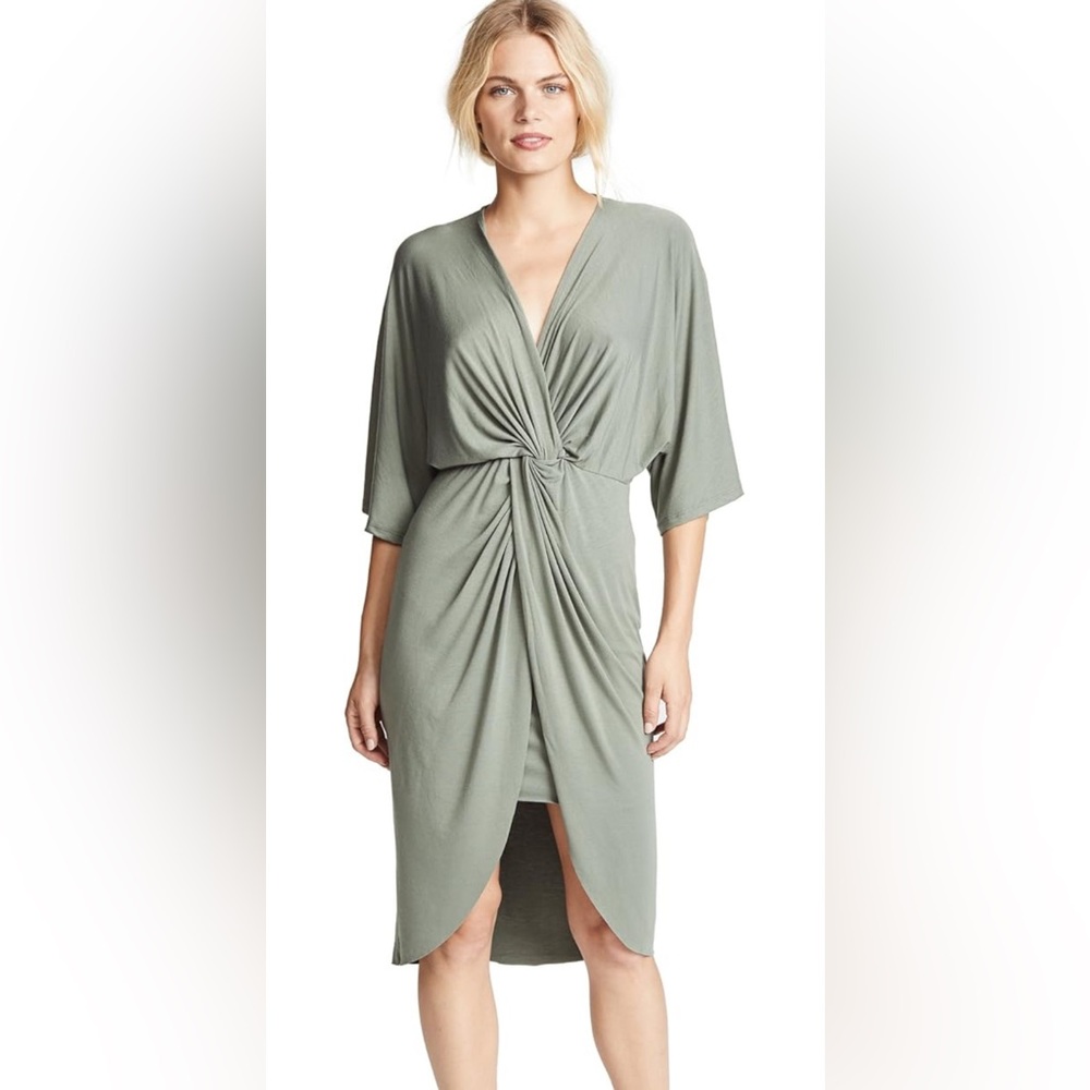 Joie Womens Women's Sorina Short Sleeve Mid Length Dress